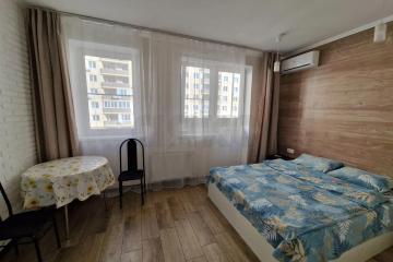Фото №1: Студия 22 м², 3/9 эт. - Краснодар, мкр. жилой комплекс Дыхание, ул. Лётчика Позднякова, 2к8