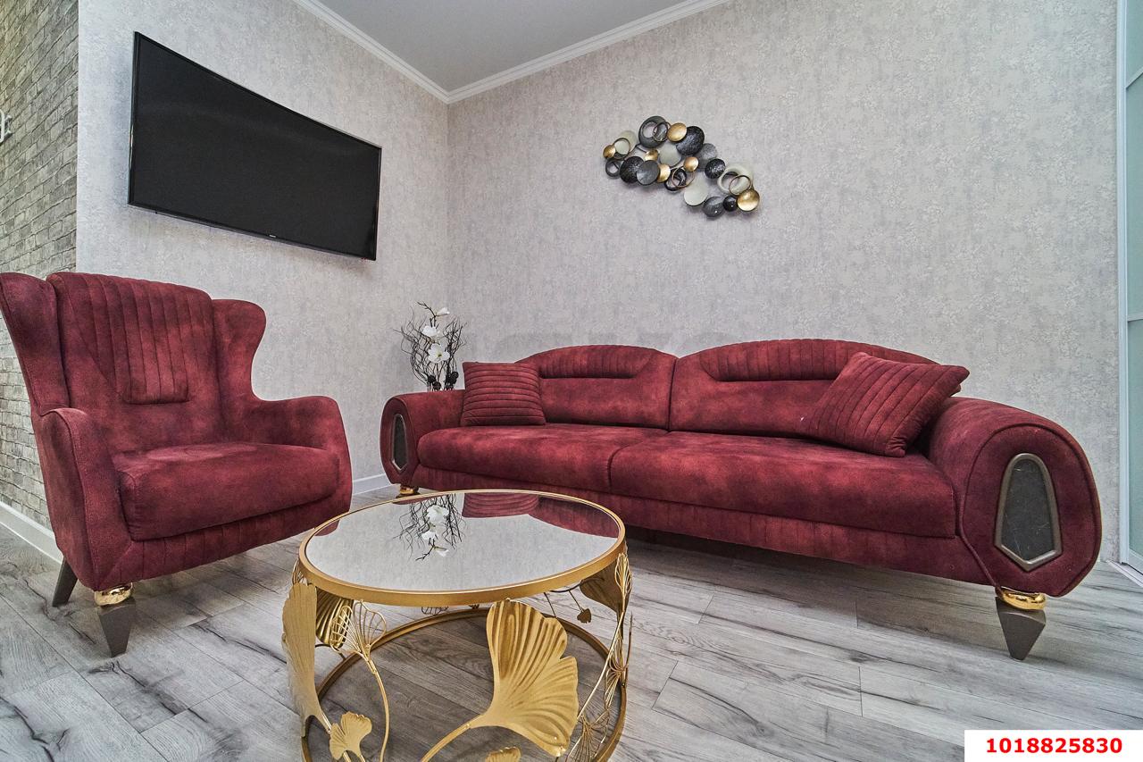Фото №4: 1-комнатная квартира 55&nbsp;м², 10/25&nbsp;эт. - Краснодар, Прикубанский внутригородской округ, Фестивальный, Отделение № 1 совхоза Солнечный, мкр. ЖК Седьмой Континент, ул. Совхозная, 1к5