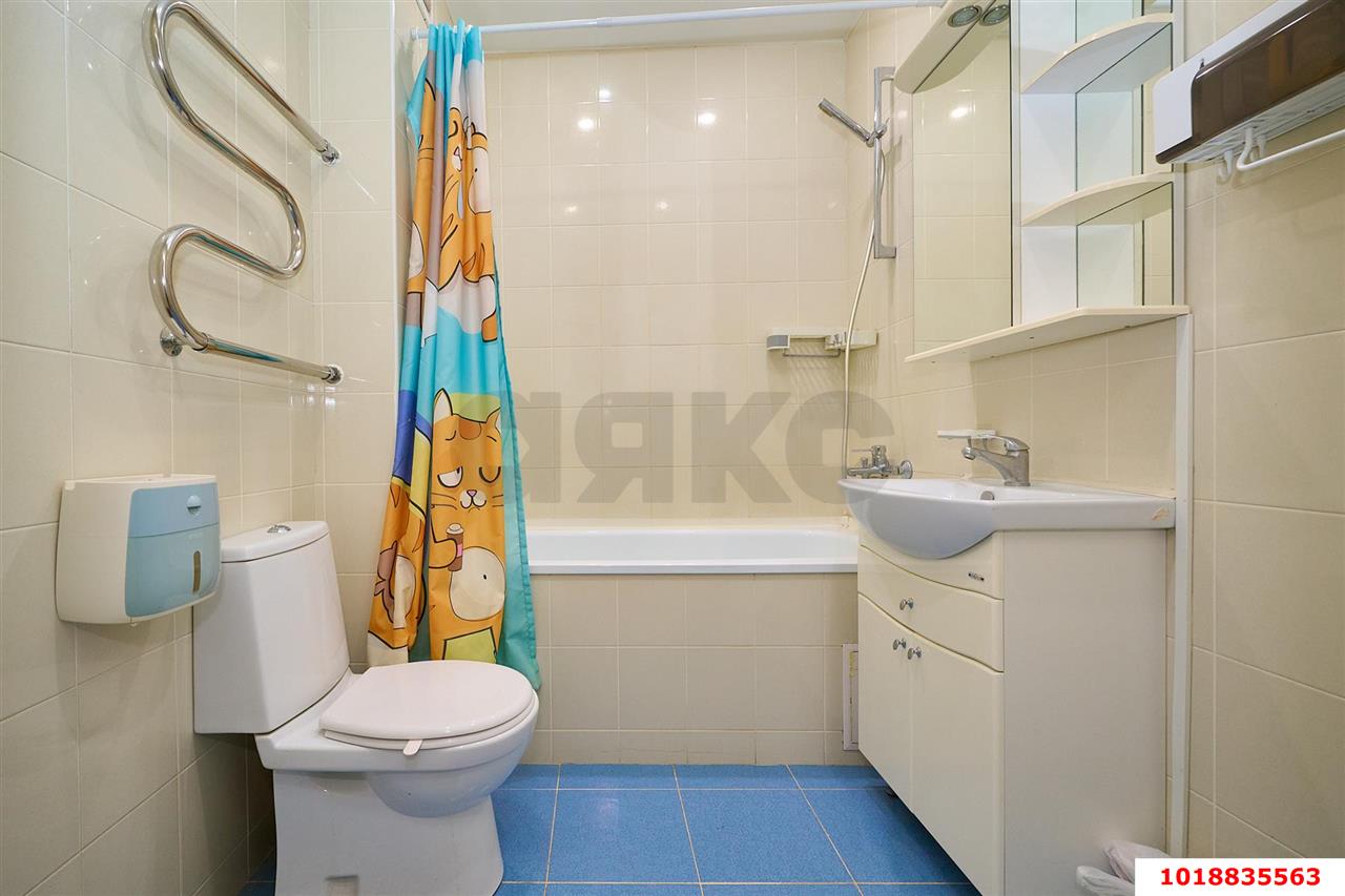 Фото №9: 1-комнатная квартира 41&nbsp;м², 13/22&nbsp;эт. - Краснодар, Прикубанский внутригородской округ, Восточно-Кругликовский, мкр. ЖК Возрождение, ул. имени 40-летия Победы, 131