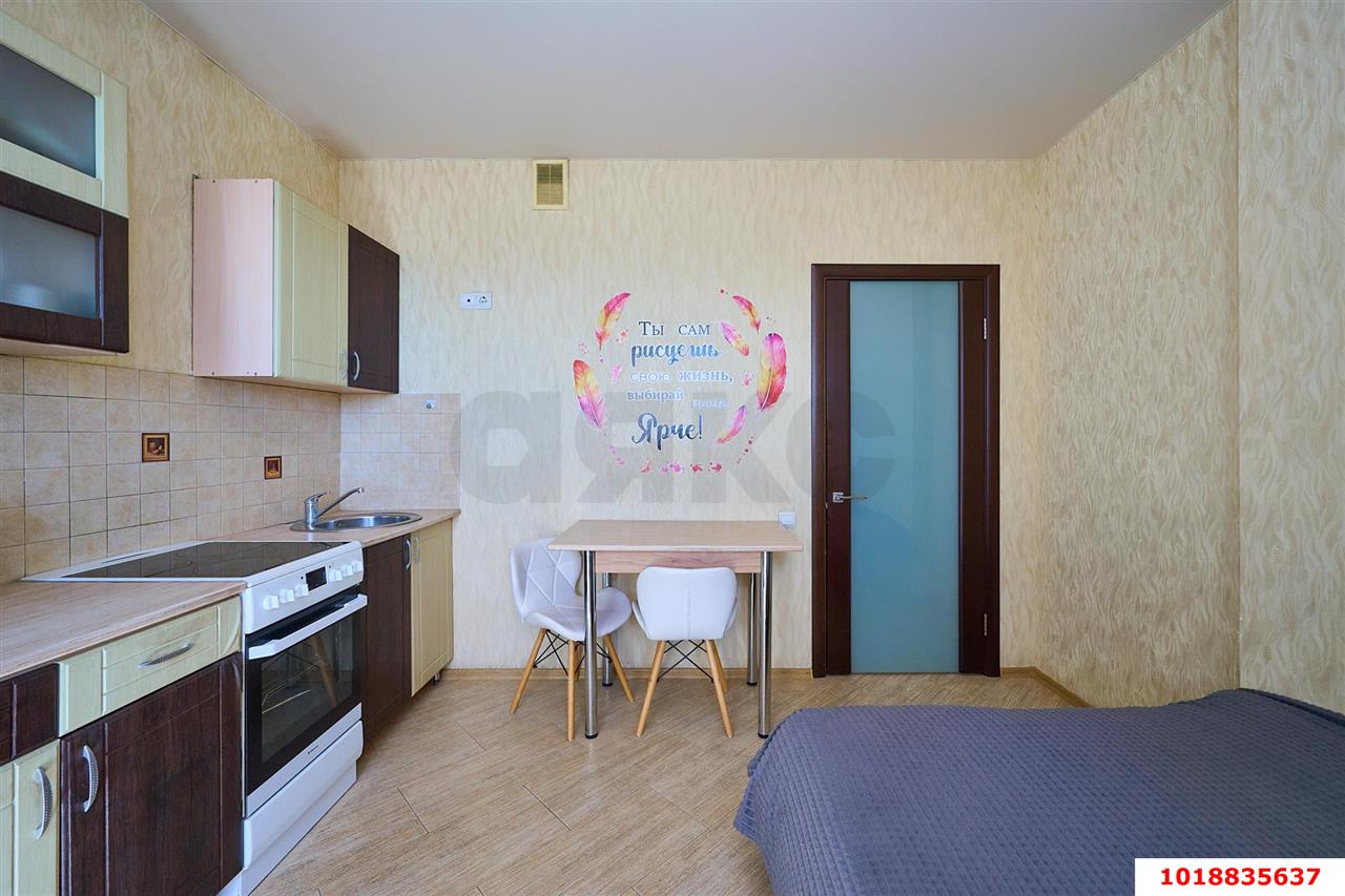 Фото №10: 1-комнатная квартира 43&nbsp;м², 11/17&nbsp;эт. - Краснодар, Прикубанский внутригородской округ, Солнечный, мкр. Фестивальный, ул. Яна Полуяна, 47