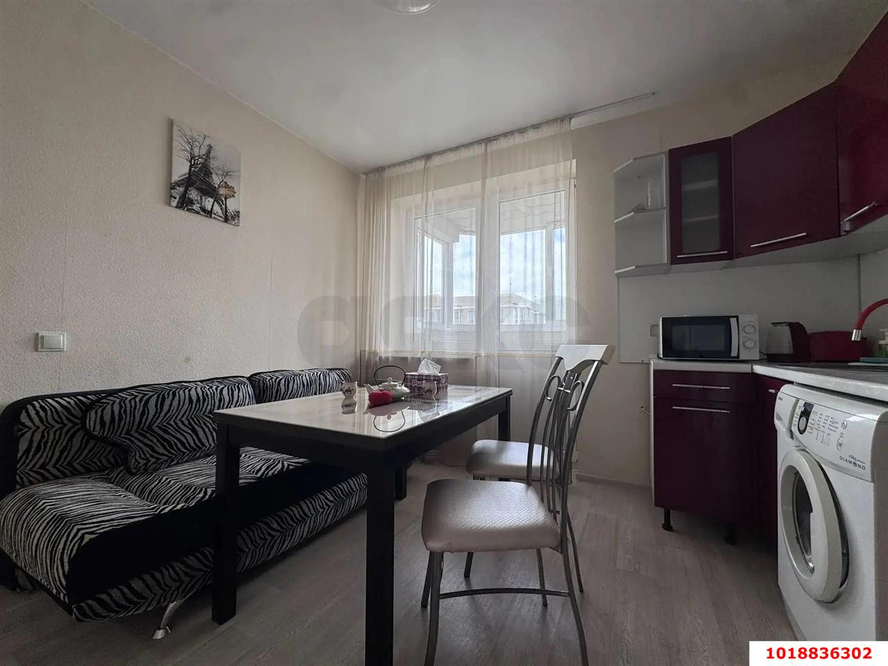 Фото №8: 1-комнатная квартира 38&nbsp;м², 9/9&nbsp;эт. - Краснодар, Прикубанский внутригородской округ, Славянский, мкр. Светлоград, ул. Красных Партизан, 1/4к8