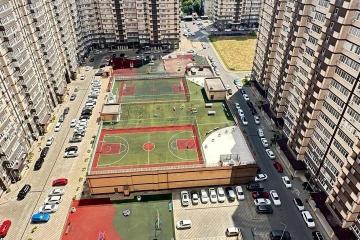 Фото №1: 2-комнатная квартира 56&nbsp;м², 19/20&nbsp;эт. - Краснодар, мкр. ЖК На Стахановской, ул. Стахановская, 1/5к3
