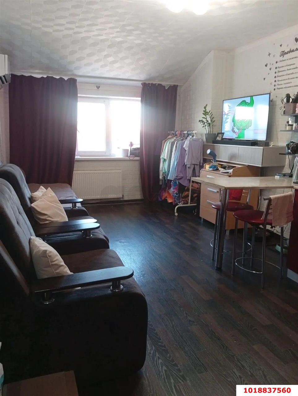 Фото №3: 1-комнатная квартира 50&nbsp;м², 7/7&nbsp;эт. - Российский, мкр. Прикубанский внутригородской округ, ул. 2-я Тверская, 2