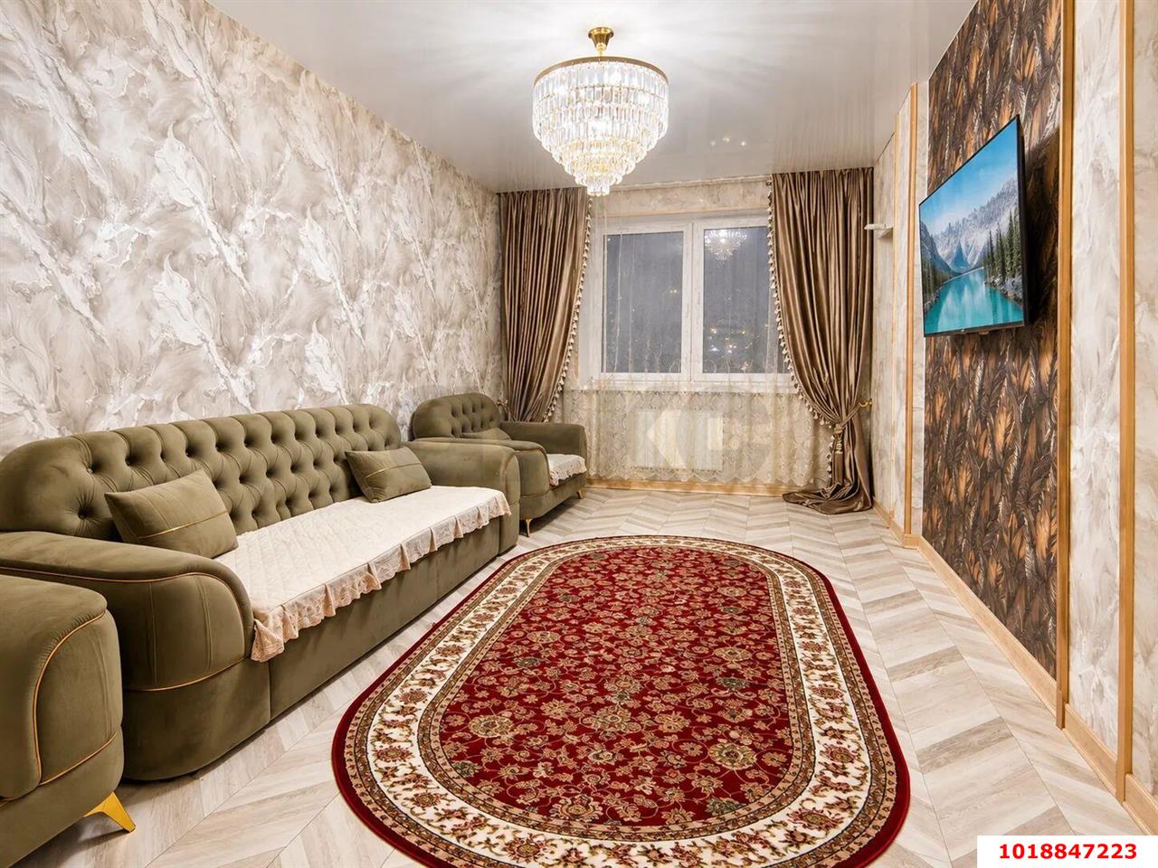 Фото №4: 1-комнатная квартира 41&nbsp;м², 1/19&nbsp;эт. - Краснодар, Прикубанский внутригородской округ, Молодёжный, мкр. жилой комплекс Семейный Парк, ул. Душистая, 60к2
