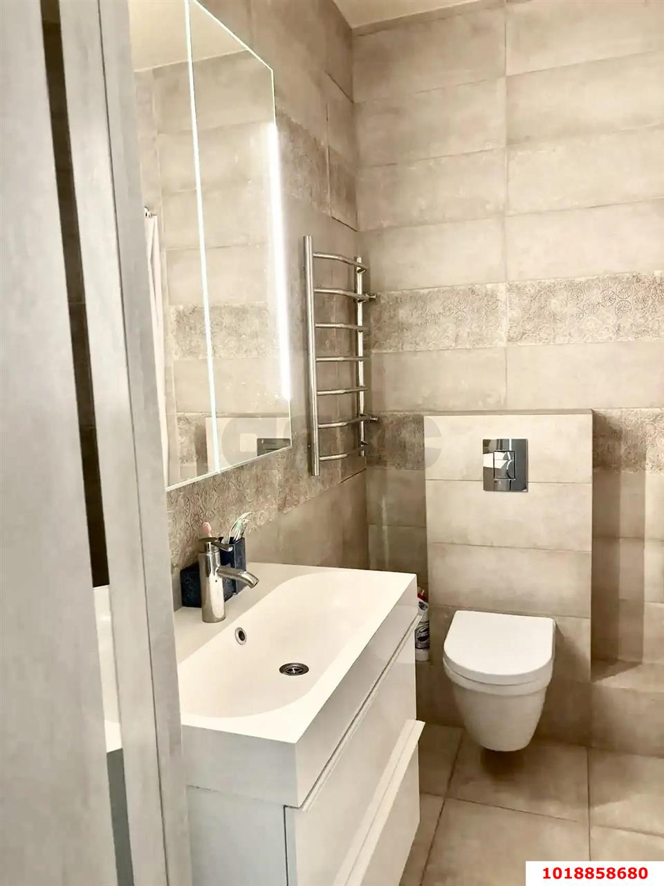 Фото №4: 1-комнатная квартира 44&nbsp;м², 19/19&nbsp;эт. - Краснодар, Прикубанский внутригородской округ, Фестивальный, Солнечный, мкр. ЖК Екатеринодар, пр-кт Константина Образцова, 6/3