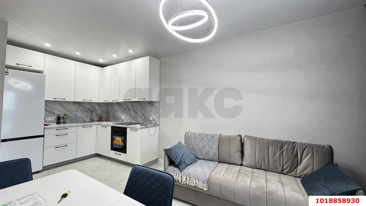 Фото №1: 1-комнатная квартира 43&nbsp;м², 7/19&nbsp;эт. - Новая Адыгея, мкр. ЖК Мегасити, ул. Бжедугская, 4к1