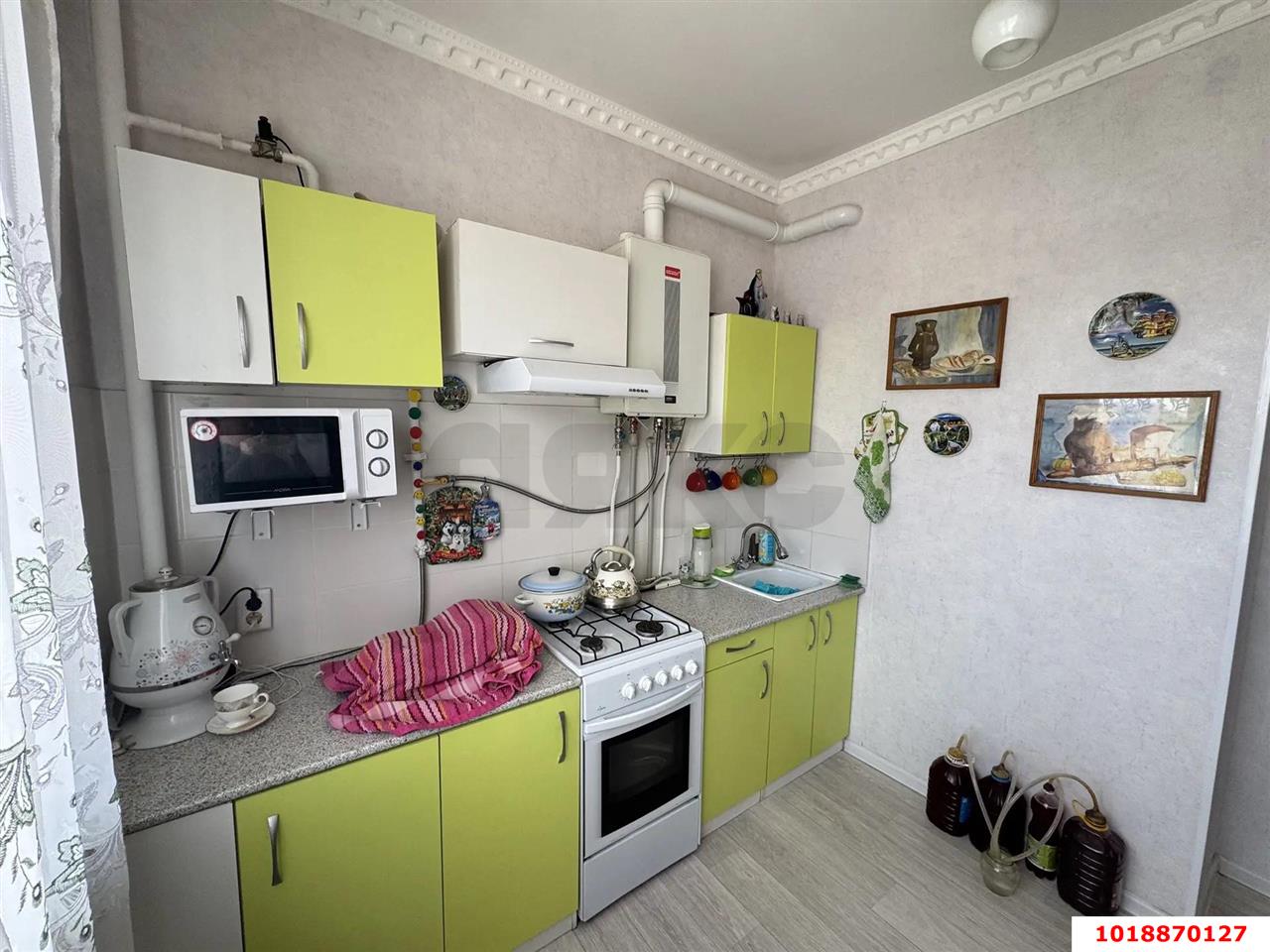 Фото №6: 2-комнатная квартира 48&nbsp;м², 2/9&nbsp;эт. - Яблоновский, мкр. ЖК Солнечный, ул. Солнечная, 55/1к3