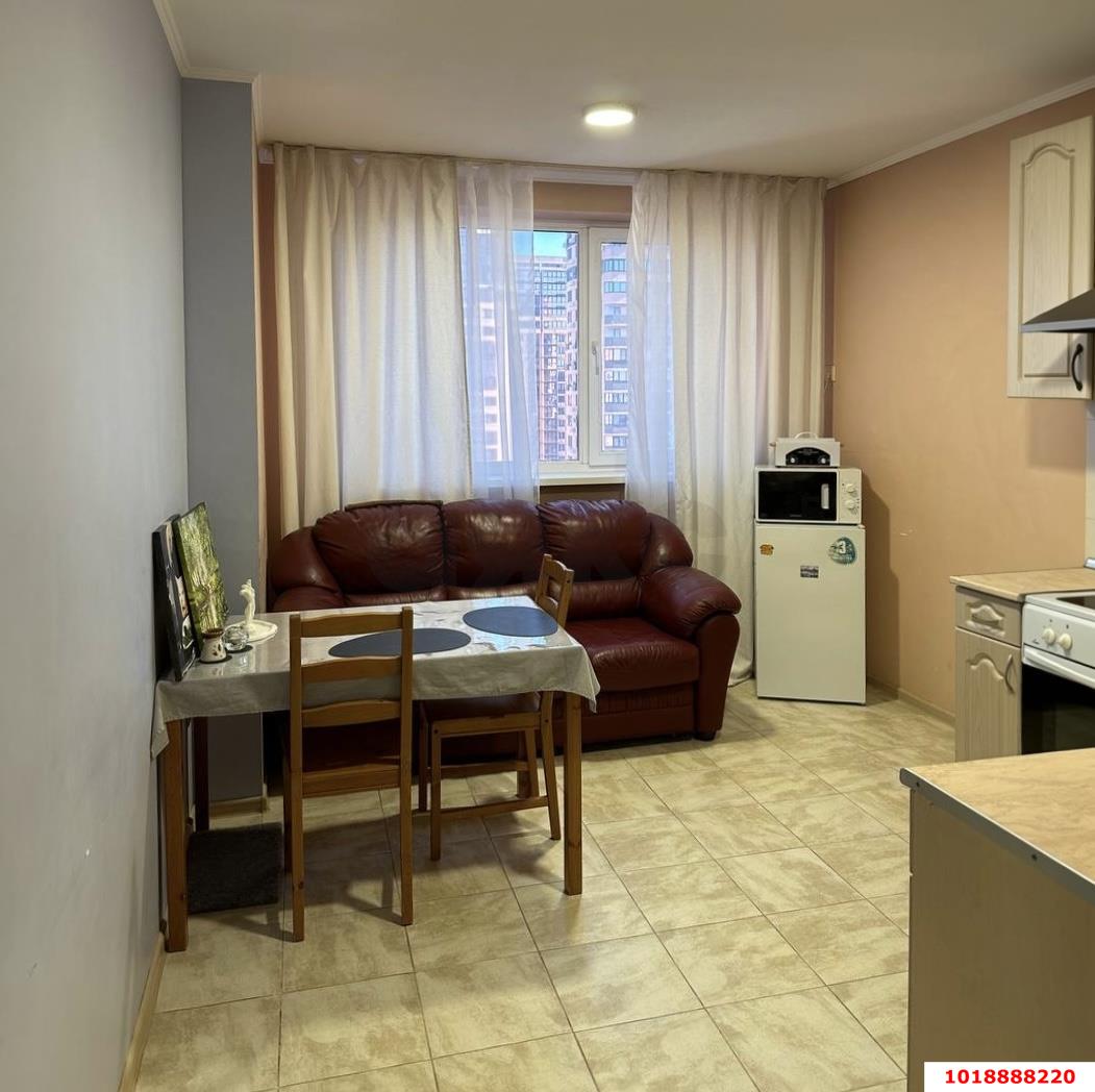Фото №3: 1-комнатная квартира 43&nbsp;м², 14/16&nbsp;эт. - Краснодар, Западный внутригородской округ, мкр. Фестивальный, ул. Дальняя, 39/2