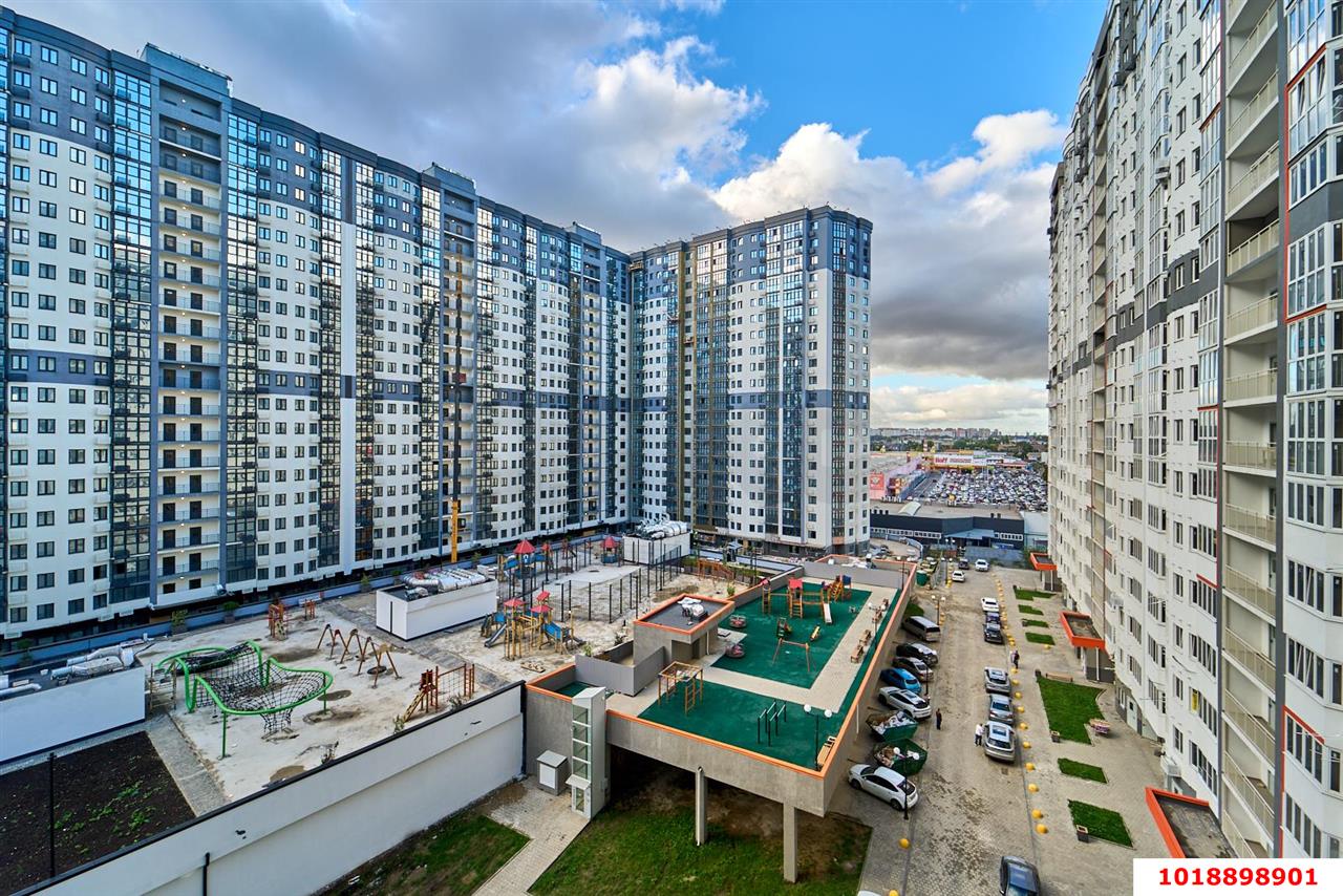 Фото №3: 1-комнатная квартира 48&nbsp;м², 8/21&nbsp;эт. - Краснодар, Карасунский внутригородской округ, Хлопчато-бумажный Комбинат, мкр. ЖК Альфа, ул. Уральская, 100/5