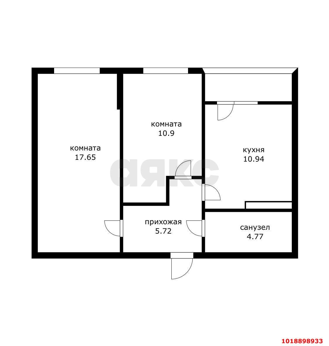 Фото №19: 2-комнатная квартира 57&nbsp;м², 5/8&nbsp;эт. - Краснодар, Прикубанский внутригородской округ, мкр. жилой комплекс Новые Сезоны, ул. Скандинавская, 1к6