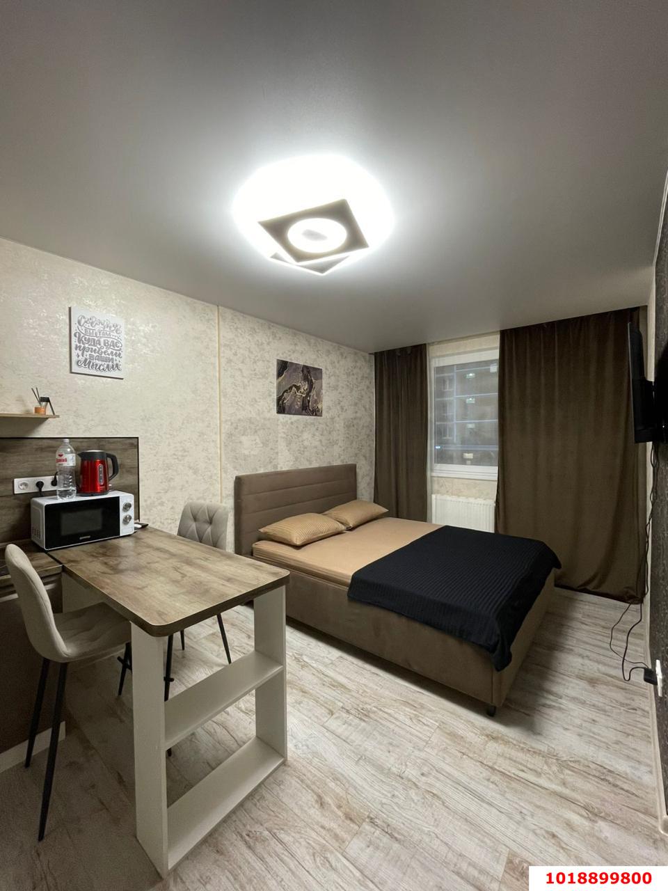 Фото №2: 1-комнатная квартира 42&nbsp;м², 2/19&nbsp;эт. - Краснодар, Прикубанский внутригородской округ, Россинского, мкр. жилой комплекс Россинский Парк, ул. Командорская, 15/1