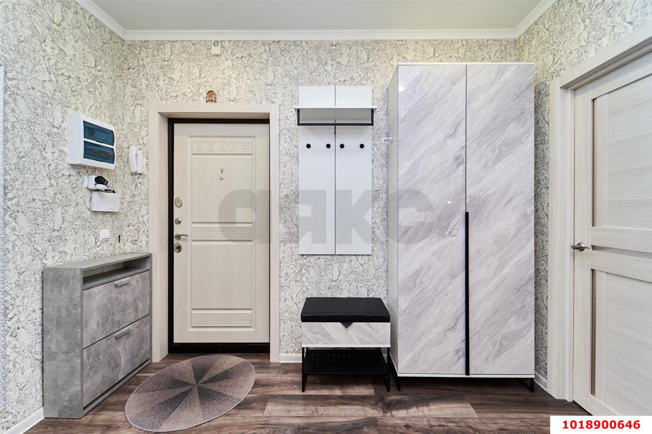 Фото №9: 1-комнатная квартира 45&nbsp;м², 8/18&nbsp;эт. - Краснодар, Прикубанский внутригородской округ, мкр. ЖК Бауинвест, ул. имени 40-летия Победы, 186к1