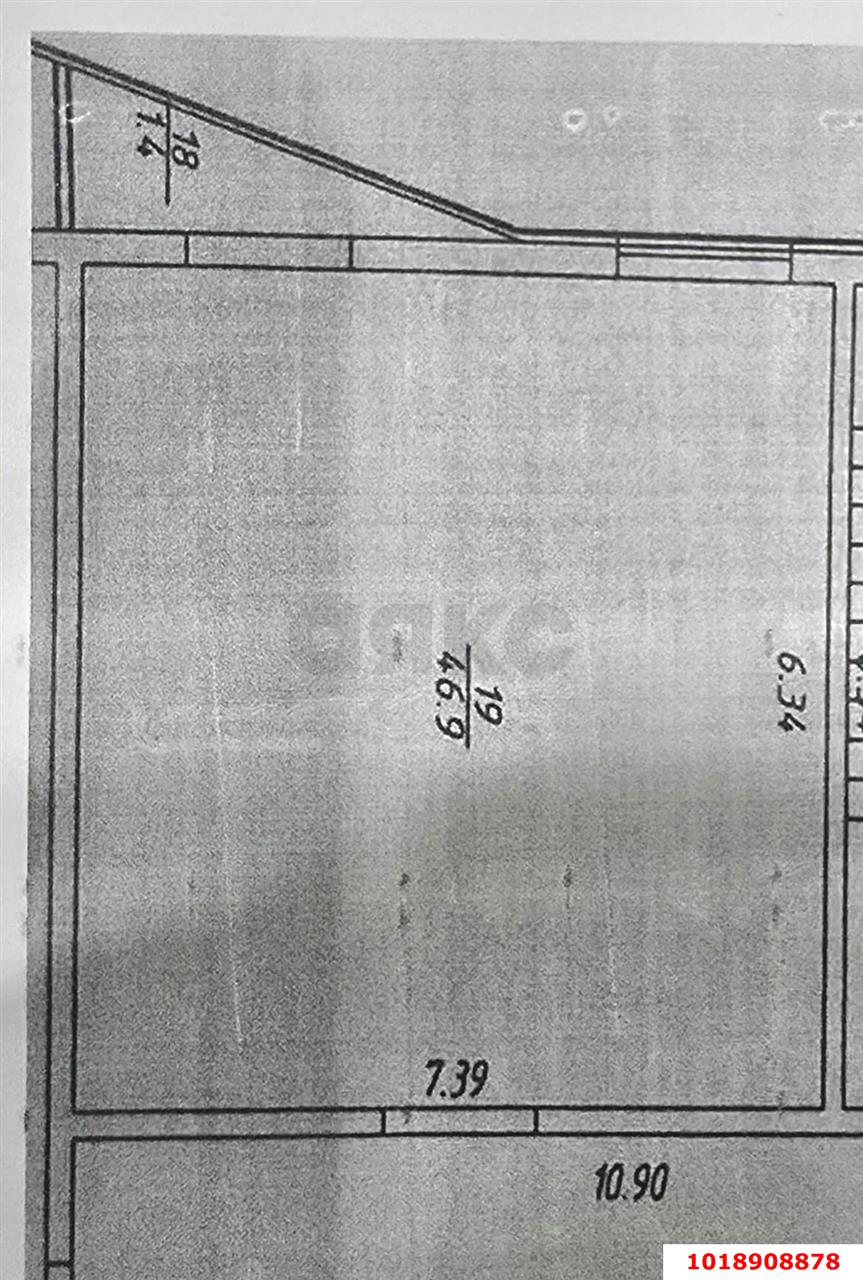 Фото №10: Офисное помещение 48&nbsp;м², 14/23&nbsp;эт. - Краснодар, Западный внутригородской округ, мкр. Фестивальный, ул. Монтажников, 1/4