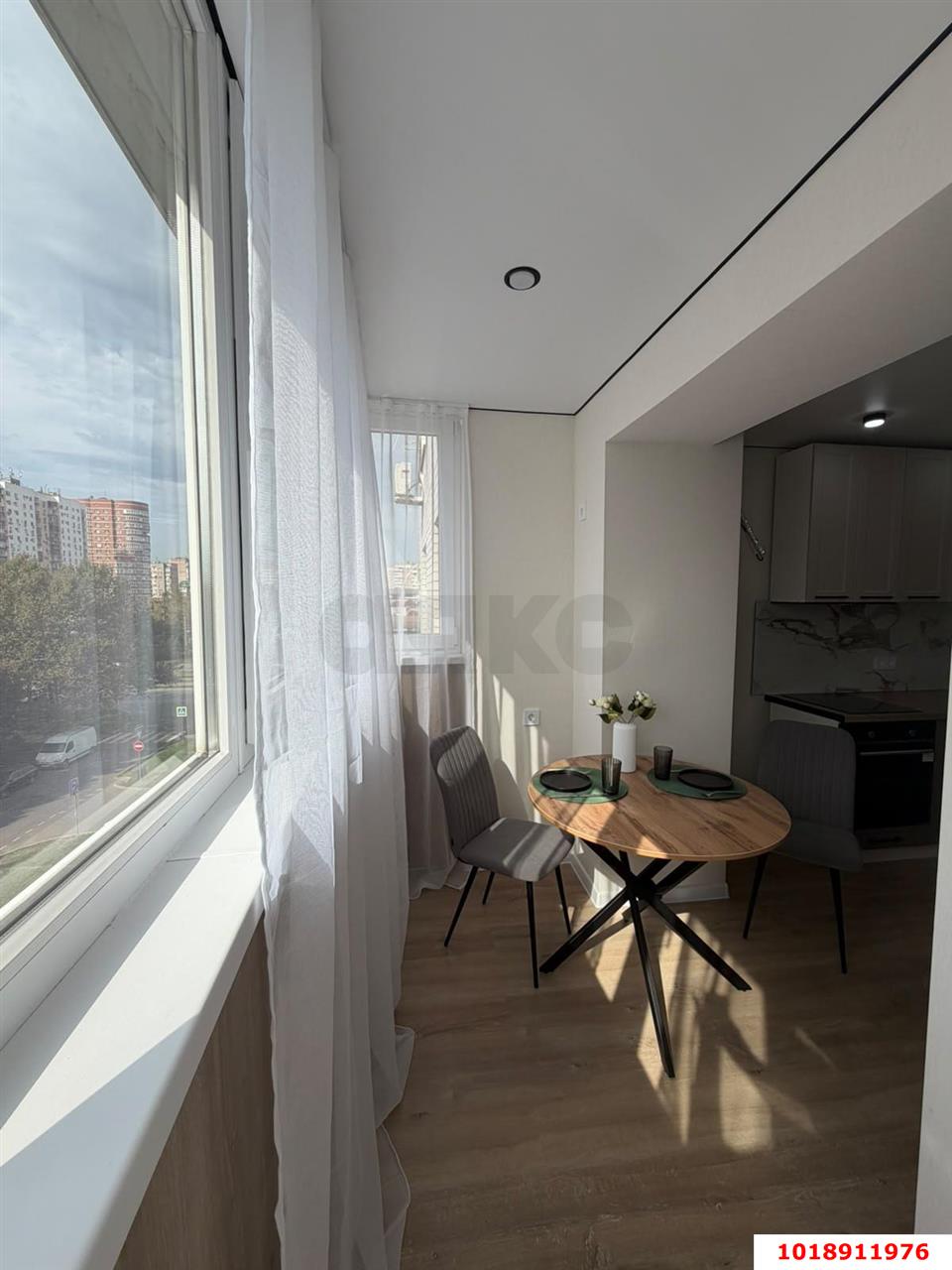 Фото №8: 1-комнатная квартира 40&nbsp;м², 5/15&nbsp;эт. - Краснодар, Западный внутригородской округ, мкр. Юбилейный, пр-кт Чекистов, 24/1