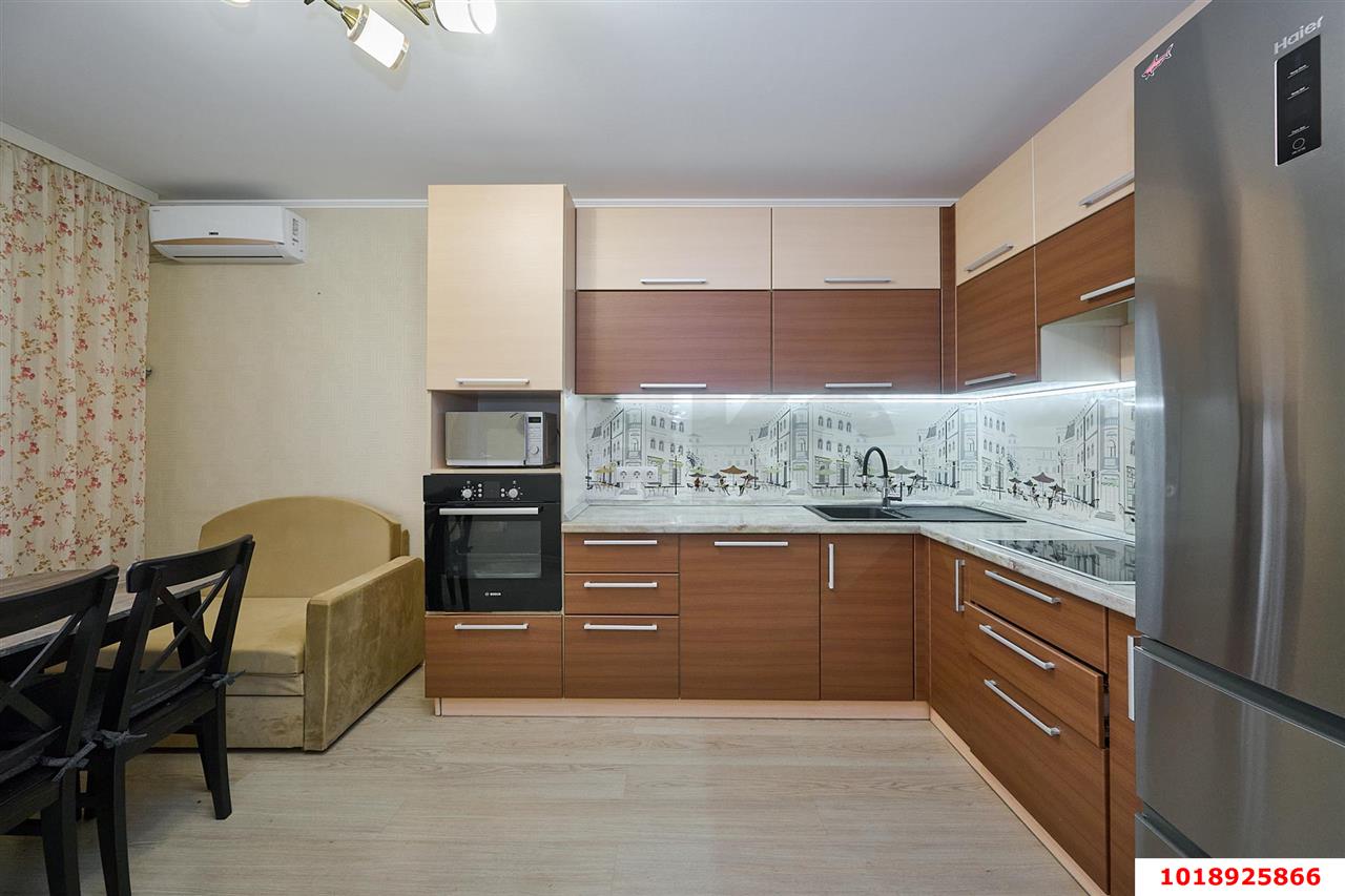 Фото №2: 2-комнатная квартира 77&nbsp;м², 15/16&nbsp;эт. - Краснодар, Западный внутригородской округ, мкр. Фестивальный, пр-д Дальний, 5А