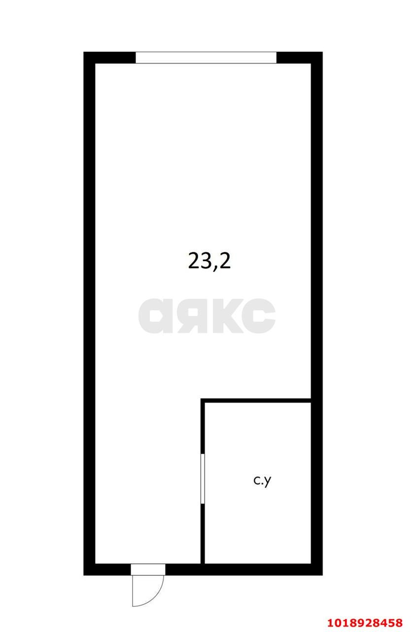 Фото №8: Студия 20&nbsp;м², 7/10&nbsp;эт. - Российский, мкр. Прикубанский внутригородской округ, ул. Бигдая, 8