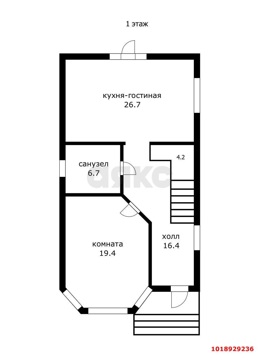 Фото №15: Дом 147&nbsp;м² + 4&nbsp;сот., 2&nbsp;эт. - Российский, мкр. Прикубанский внутригородской округ, ул. Витебская, 16