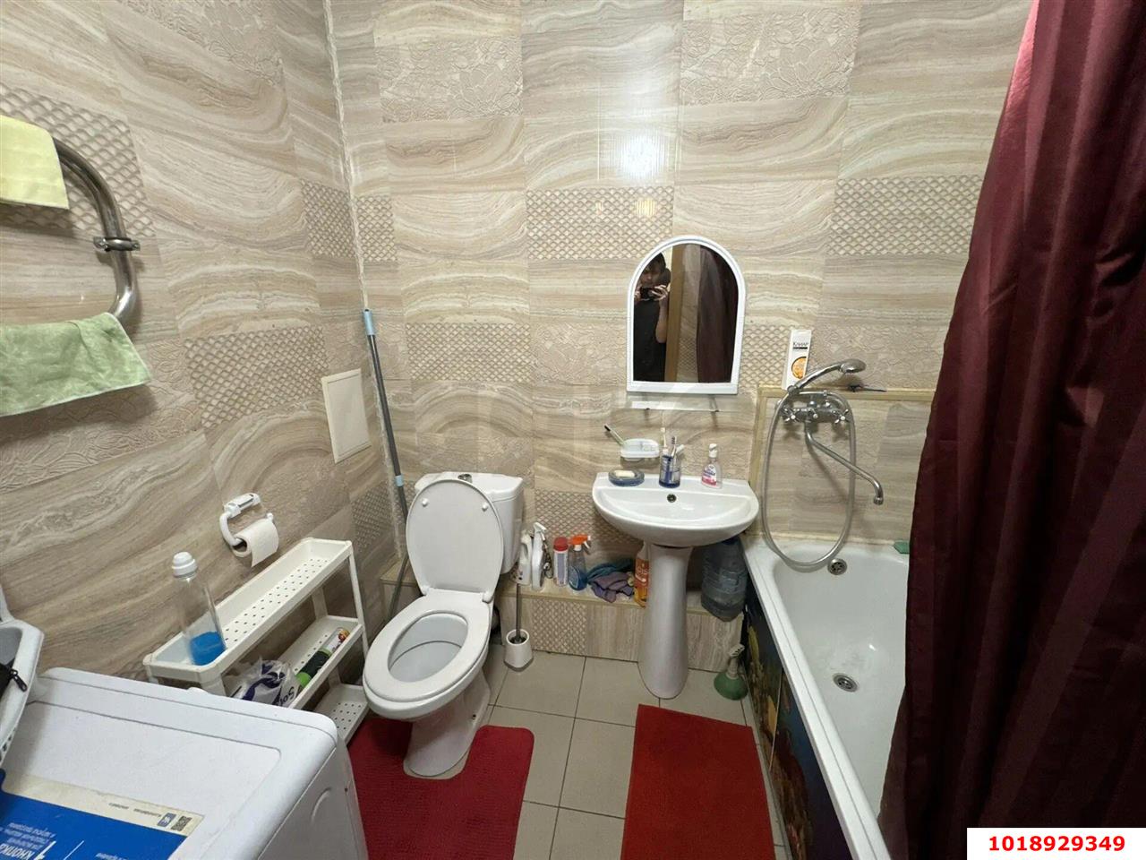 Фото №9: 1-комнатная квартира 45&nbsp;м², 4/9&nbsp;эт. - Яблоновский, мкр. ЖК Солнечный, ул. Солнечная, 55к23