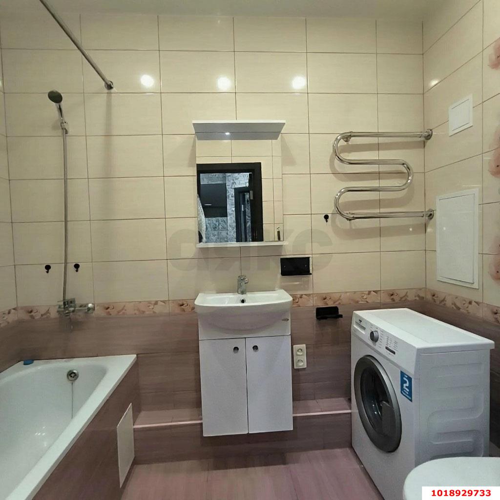 Фото №10: 1-комнатная квартира 38&nbsp;м², 2/16&nbsp;эт. - Краснодар, Прикубанский внутригородской округ, Россинского, мкр. жилой комплекс Видный, ул. Командорская, 3к2
