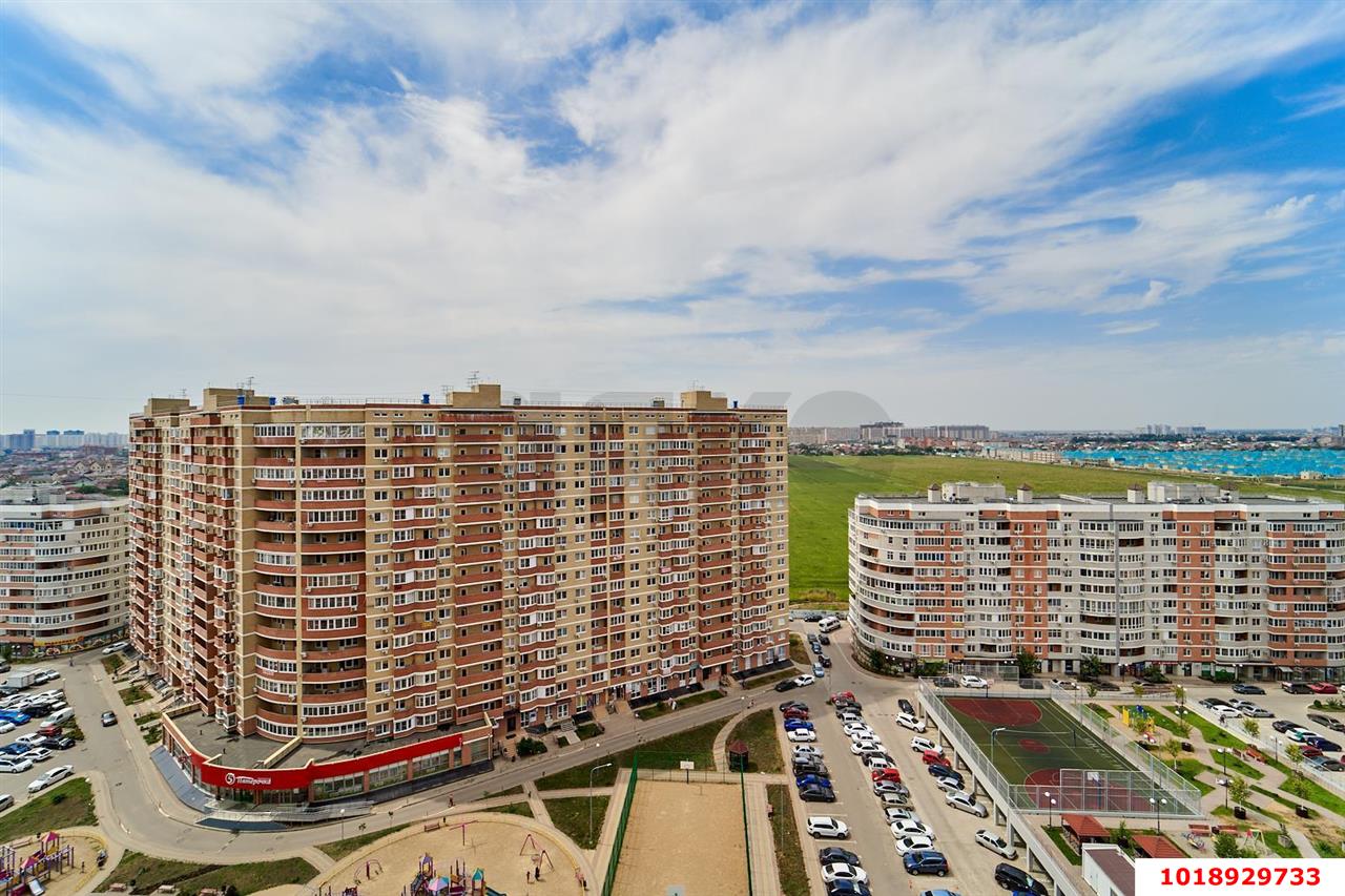 Фото №25: 1-комнатная квартира 38&nbsp;м², 2/16&nbsp;эт. - Краснодар, Прикубанский внутригородской округ, Россинского, мкр. жилой комплекс Видный, ул. Командорская, 3к2