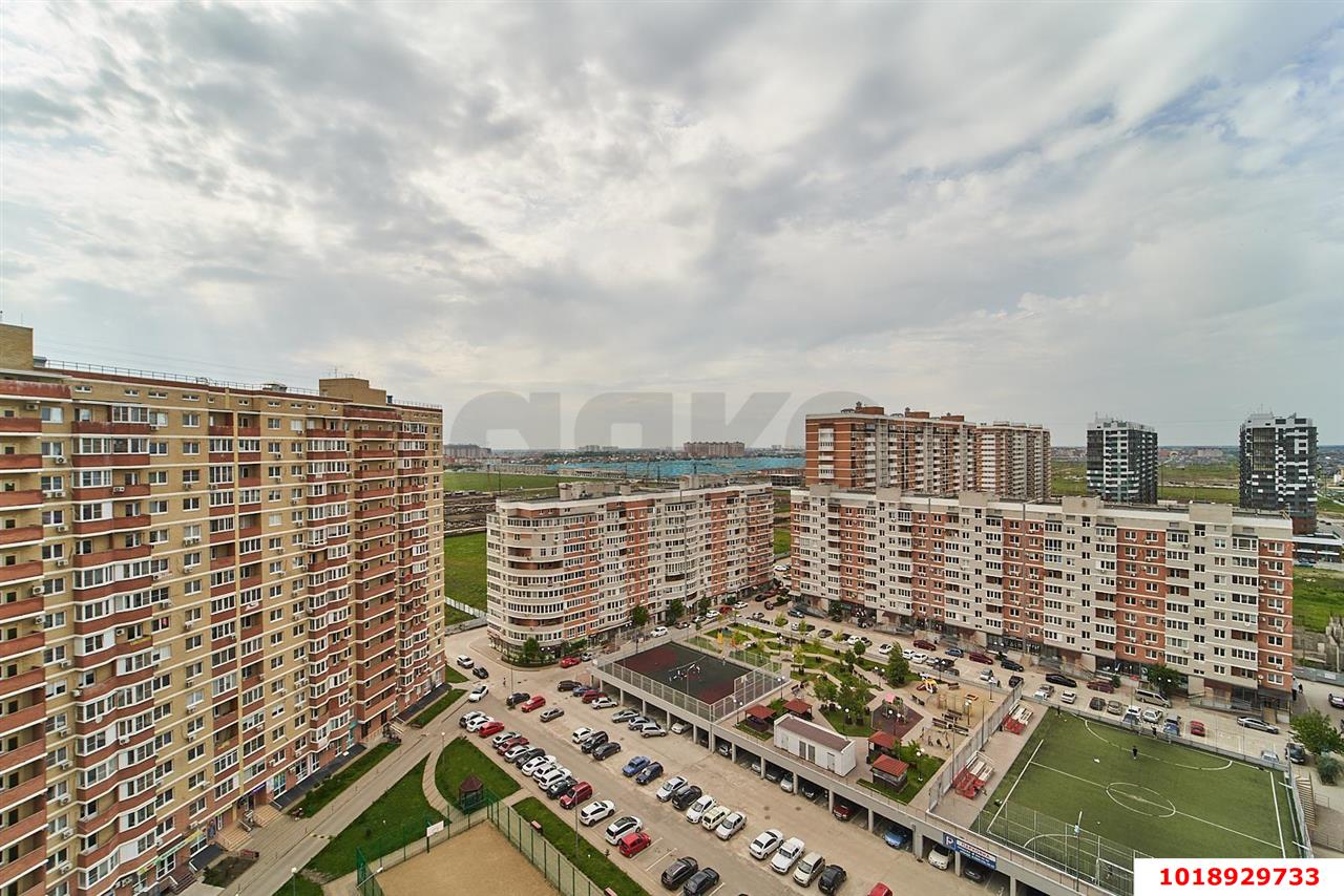 Фото №14: 1-комнатная квартира 38&nbsp;м², 2/16&nbsp;эт. - Краснодар, Прикубанский внутригородской округ, Россинского, мкр. жилой комплекс Видный, ул. Командорская, 3к2