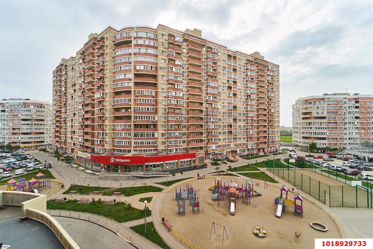 Фото №16: 1-комнатная квартира 38&nbsp;м², 2/16&nbsp;эт. - Краснодар, Прикубанский внутригородской округ, Россинского, мкр. жилой комплекс Видный, ул. Командорская, 3к2