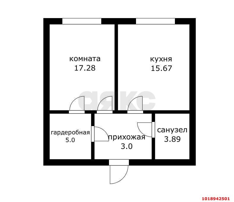 Фото №6: 1-комнатная квартира 44&nbsp;м², 3/3&nbsp;эт. - Краснодар, Прикубанский внутригородской округ, мкр. жилой комплекс Гарантия в Немецкой Деревне, ул. Атлантическая, 2к4