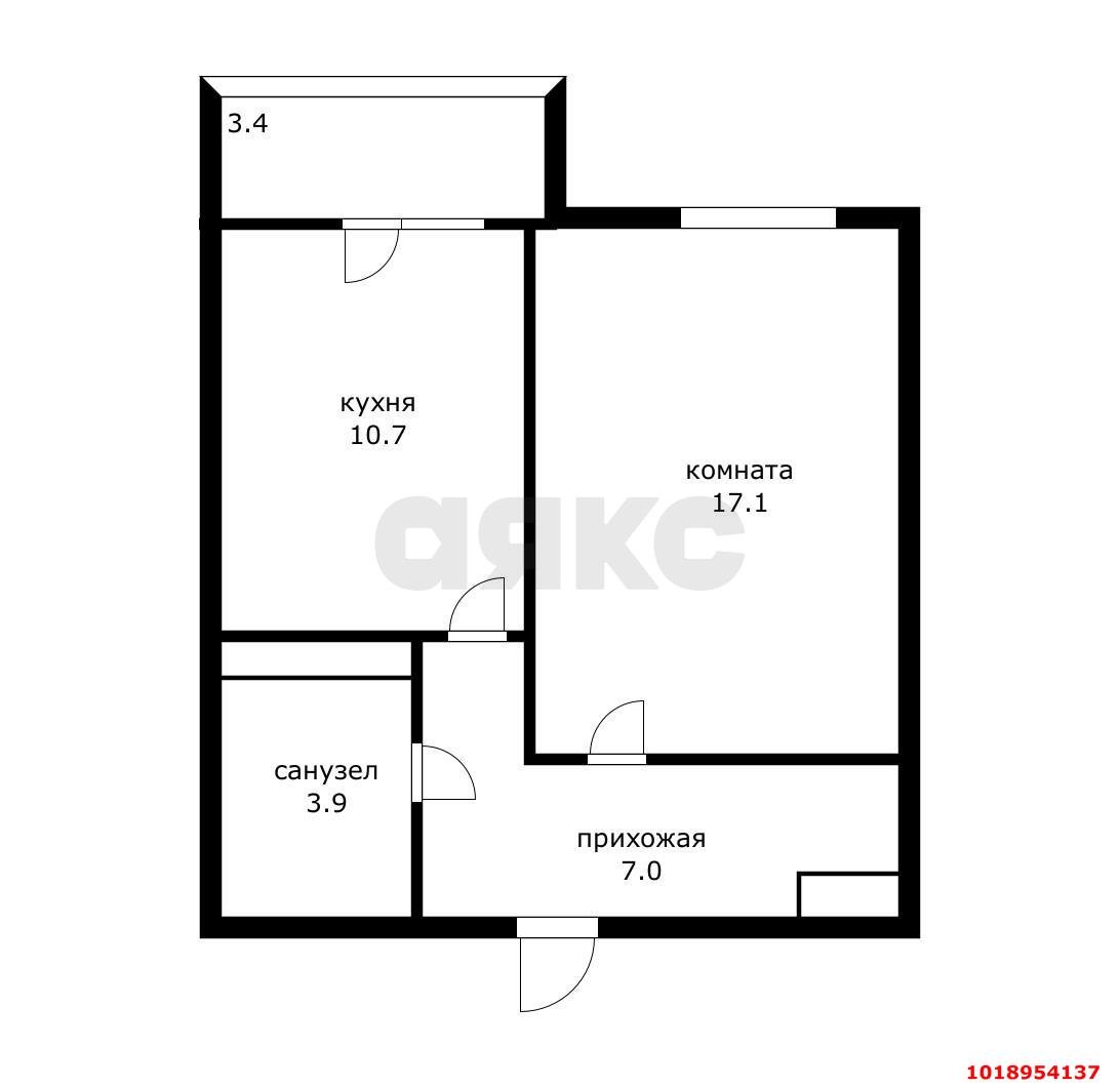 Фото №5: 1-комнатная квартира 41&nbsp;м², 10/19&nbsp;эт. - Краснодар, Карасунский внутригородской округ, Гидростроителей, мкр. жилой комплекс Премьера, ул. Автолюбителей, 1/7к2