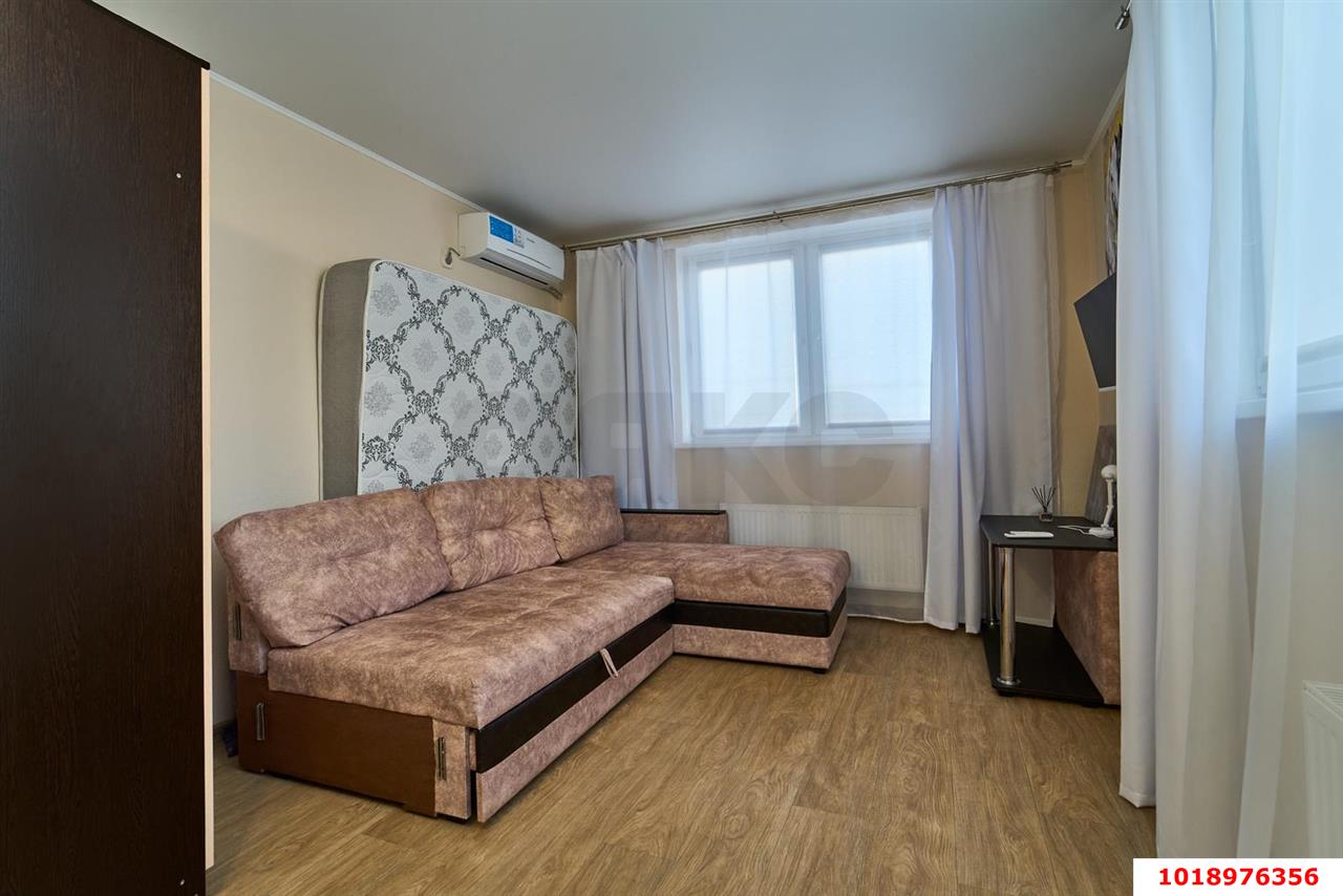 Фото №9: 1-комнатная квартира 40&nbsp;м², 1/16&nbsp;эт. - Краснодар, Прикубанский внутригородской округ, Фестивальный, мкр. Солнечный, ул. имени Симиренко, 45