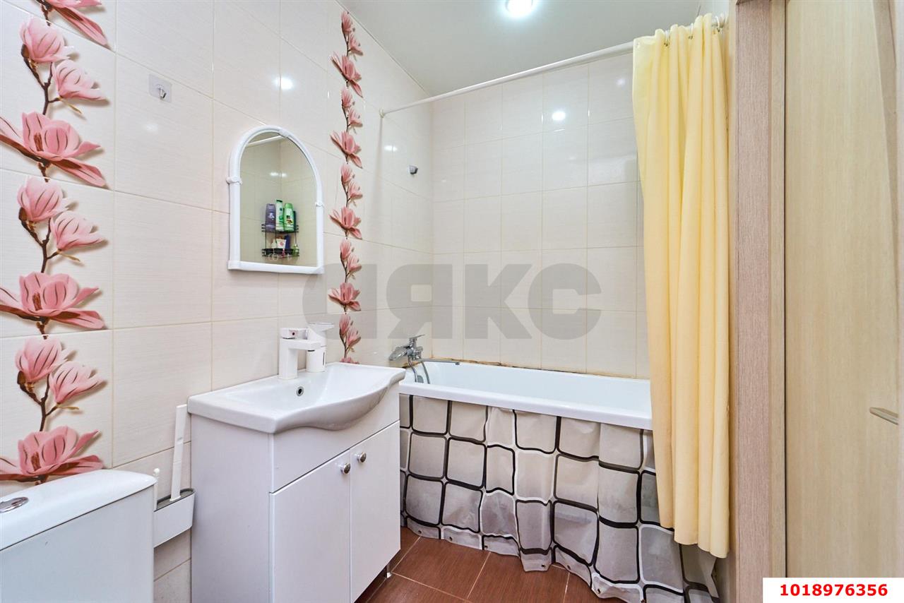 Фото №12: 1-комнатная квартира 40&nbsp;м², 1/16&nbsp;эт. - Краснодар, Прикубанский внутригородской округ, Фестивальный, мкр. Солнечный, ул. имени Симиренко, 45