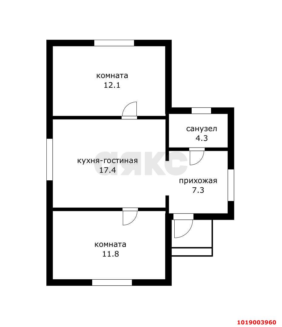 Фото №8: Дом 56&nbsp;м² + 4.18&nbsp;сот., 1&nbsp;эт. - Елизаветинская, Прикубанский внутригородской округ, мкр. СНТ Электрик, ул. Виноградная, 189