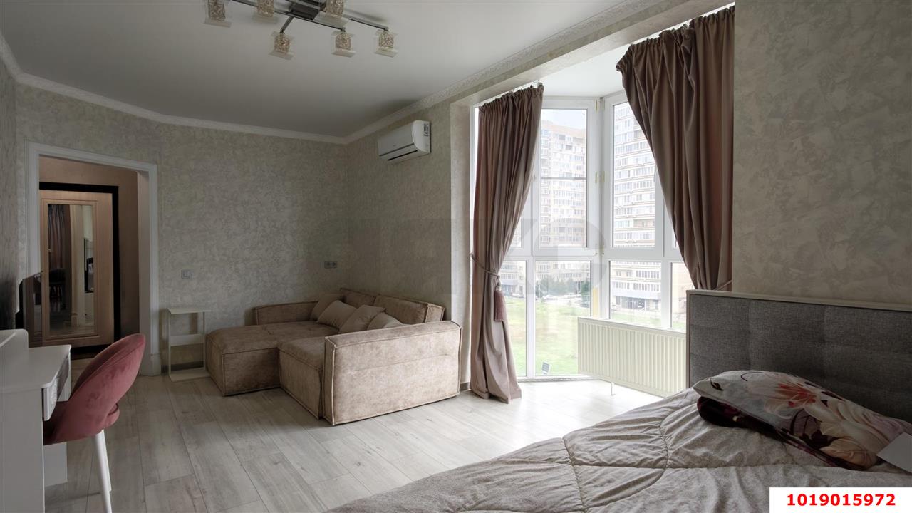 Фото №6: 1-комнатная квартира 40&nbsp;м², 6/13&nbsp;эт. - Краснодар, Прикубанский внутригородской округ, Фестивальный, мкр. Солнечный, ул. имени Симиренко, 45