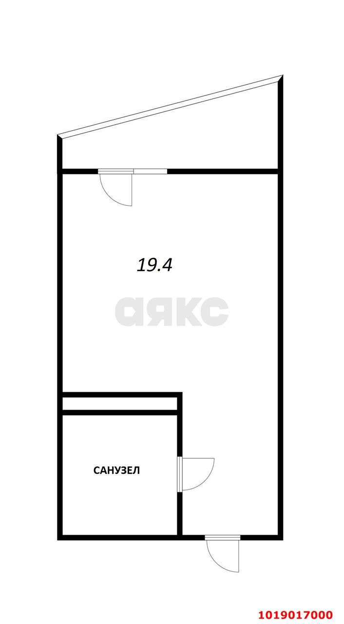 Фото №15: Студия 23&nbsp;м², 6/17&nbsp;эт. - Краснодар, Прикубанский внутригородской округ, Панорама, мкр. ЖК Гарантия, ул. Восточно-Кругликовская, 42/3к2