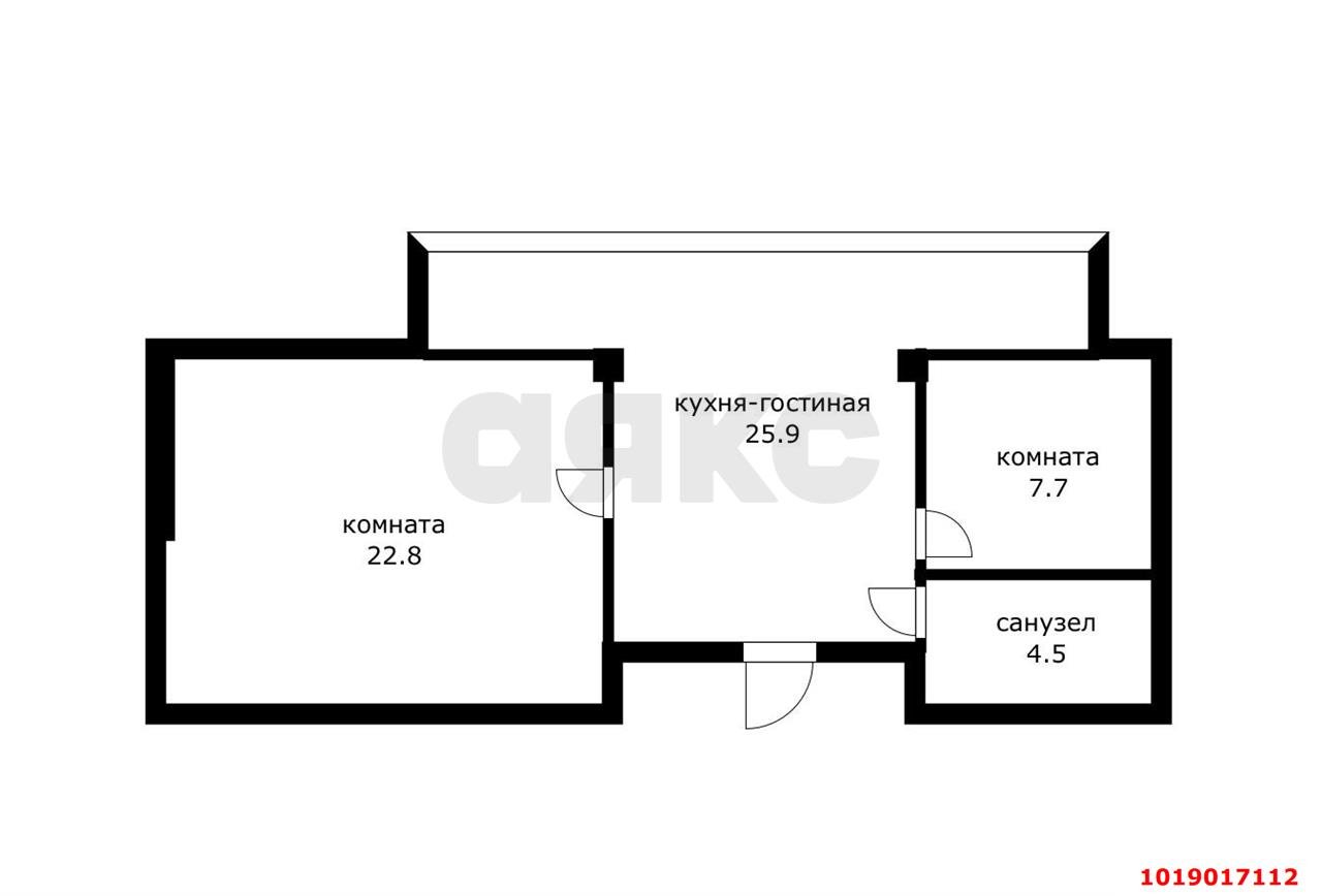 Фото №17: 2-комнатная квартира 60&nbsp;м², 6/6&nbsp;эт. - Краснодар, Прикубанский внутригородской округ, мкр. Немецкая Деревня, ул. Баварская, 25