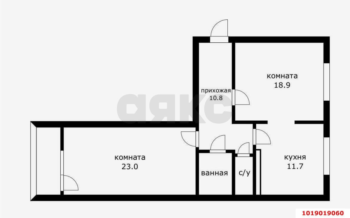 Фото №24: 3-комнатная квартира 80&nbsp;м², 9/18&nbsp;эт. - Краснодар, Карасунский внутригородской округ, Комсомольский, мкр. ЖК Пересвет-Карасунский, ул. Сормовская, 216