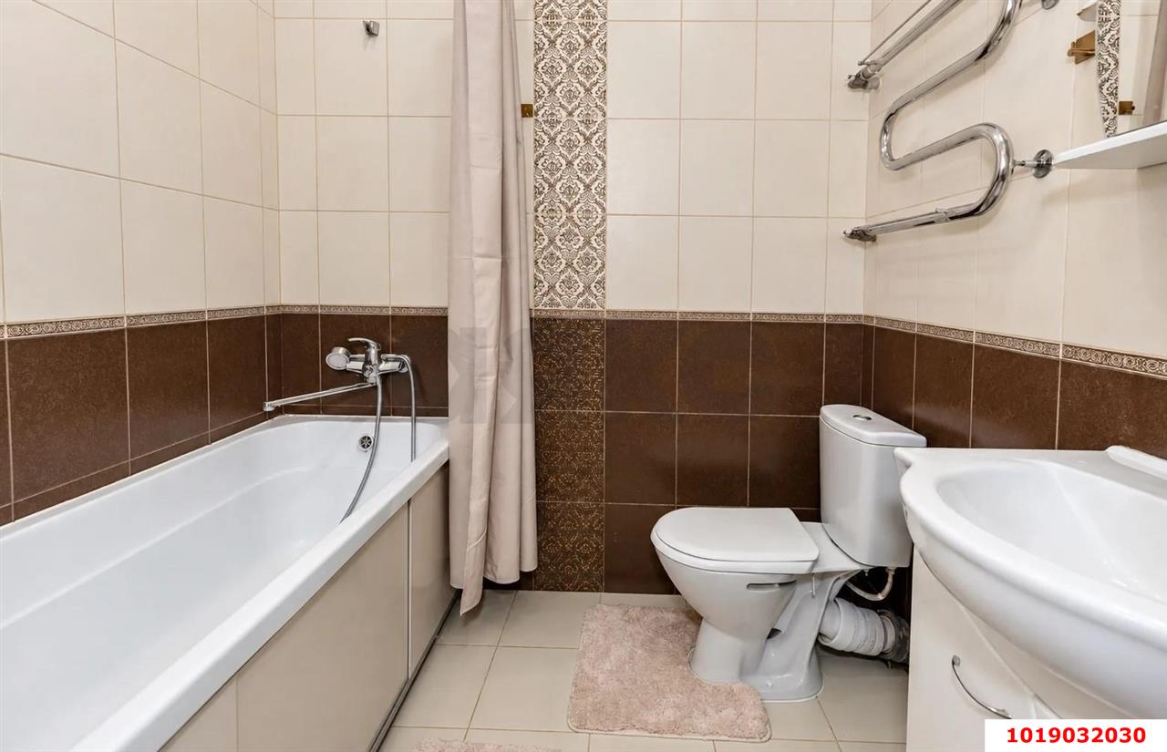 Фото №9: 1-комнатная квартира 40&nbsp;м², 13/14&nbsp;эт. - Краснодар, Прикубанский внутригородской округ, Фестивальный, Солнечный, мкр. ЖК Солнечный Парк, ул. имени Симиренко, 37к1