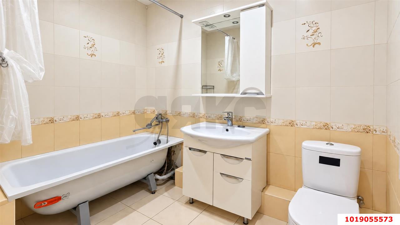 Фото №8: 1-комнатная квартира 38&nbsp;м², 6/16&nbsp;эт. - Краснодар, Прикубанский внутригородской округ, мкр. Московский, ул. им. Байбакова Н.К., 14