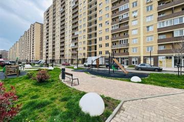 Фото №1: Студия 25&nbsp;м², 2/16&nbsp;эт. - Краснодар, мкр. жилой комплекс Дыхание, ул. Лётчика Позднякова, 2к27