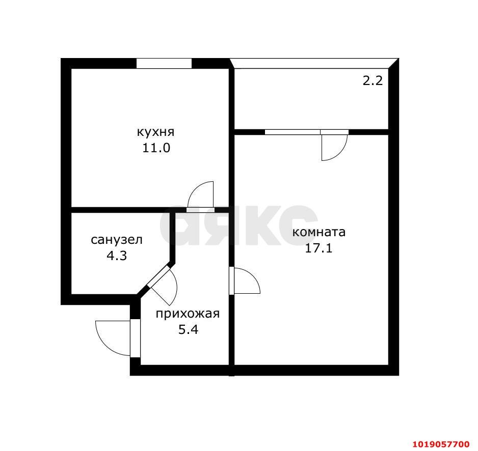 Фото №10: 1-комнатная квартира 37&nbsp;м², 3/4&nbsp;эт. - Краснодар, Центральный внутригородской округ, мкр. Центральный, ул. Чапаева, 131