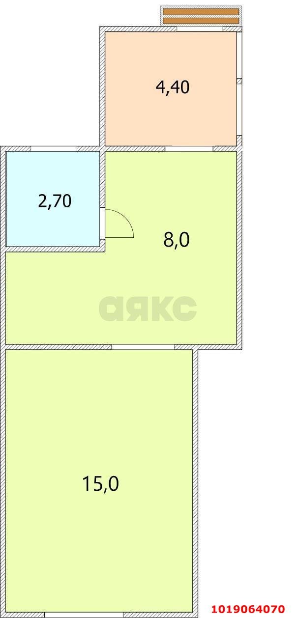 Фото №19: 1-комнатная квартира 30&nbsp;м², 1/1&nbsp;эт. - Краснодар, Западный внутригородской округ, мкр. Центральный, ул. Октябрьская, 108
