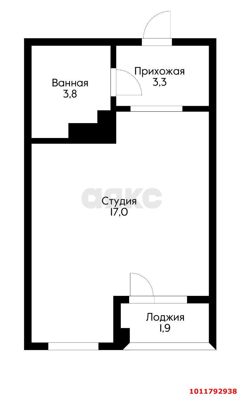 Фото №10: Студия 25 м² - Краснодар, Новознаменский, ул. Войсковая, 22к2