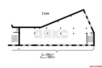 Фото №1: Торговое помещение 308&nbsp;м², 2/2&nbsp;эт. - Краснодар, мкр. Славянский, ул. Заполярная, 37с1/1