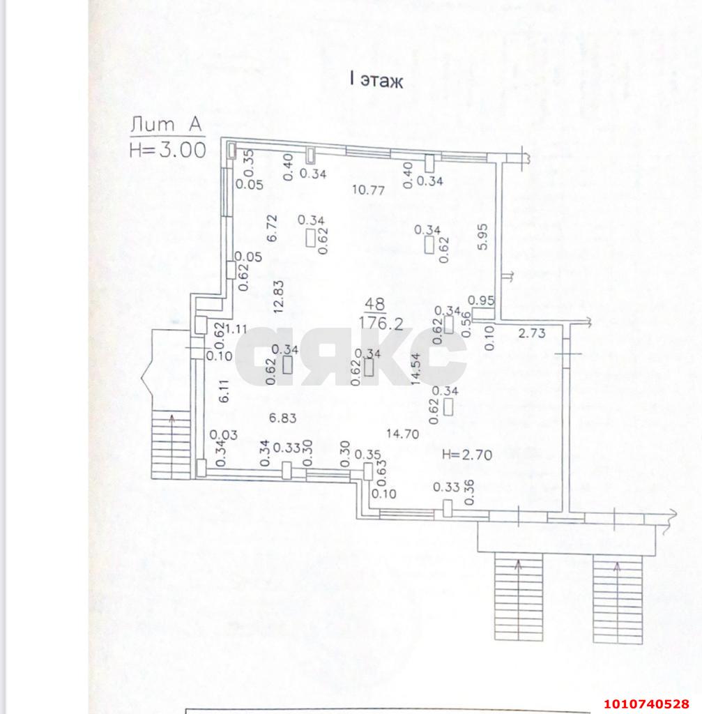 Фото №8: Торговое помещение 176 м² - Краснодар, жилой комплекс Лиговский, ул. Героя Пешкова, 3