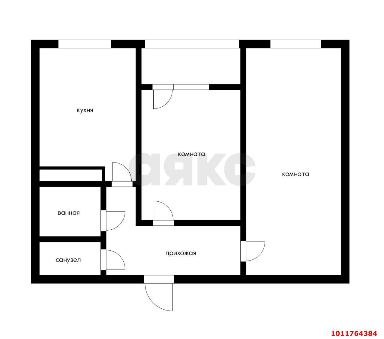 Фото №17: 2-комнатная квартира 49 м² - Краснодар, Черёмушки, ул. Новороссийская, 90/2к1