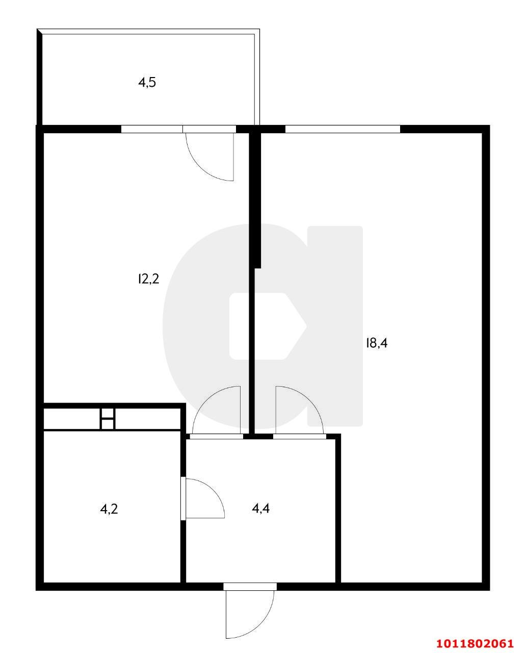 Фото №6: 1-комнатная квартира 39 м² - Краснодар, жилой комплекс Отражение, ул. Конгрессная, 41к1