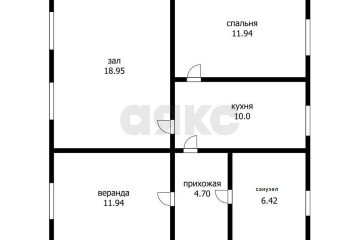 Фото №3: Дом 61 м² - Афипсип, ул. Коммунальная, 9