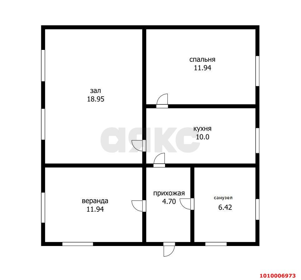 Фото №3: Дом 61 м² + 8.31 сот. - Афипсип, ул. Коммунальная, 9