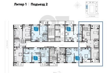 Фото №4: 2-комнатная квартира 55 м² - Новороссийск, мкр. жилой комплекс Облака 2, 