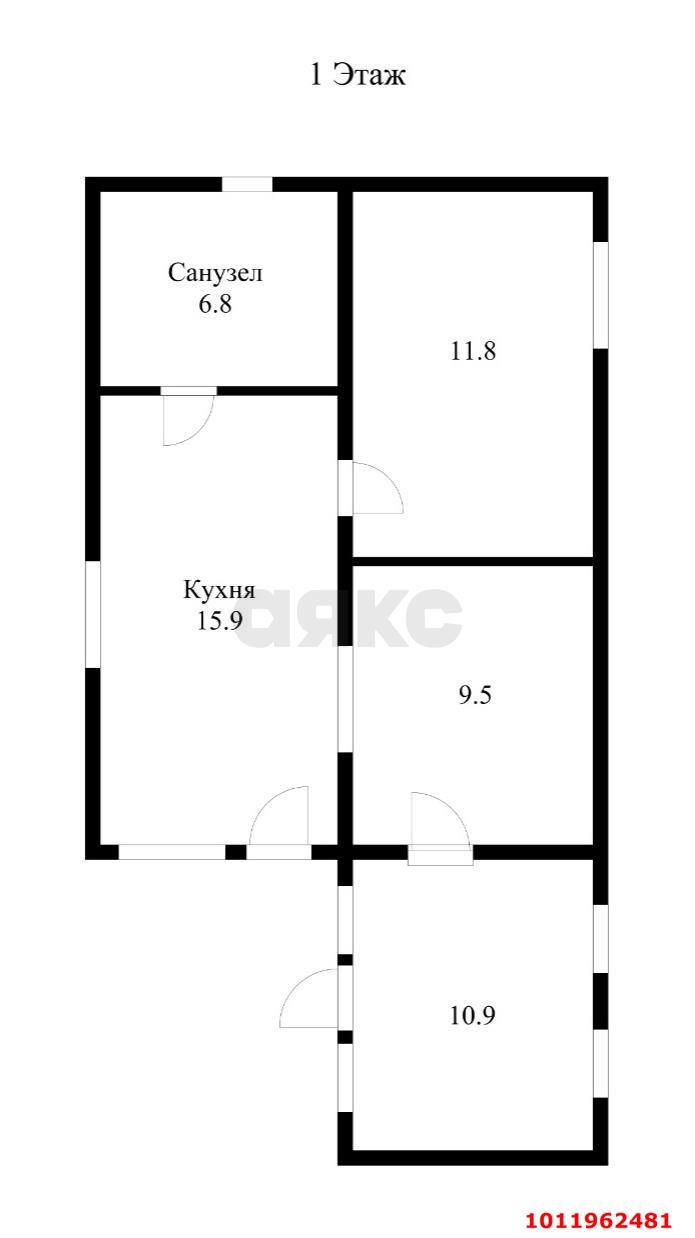 Фото №7: Дом 54 м² + 12.53 сот. - Краснодар, Пашковский, ул. Бородинская, 54