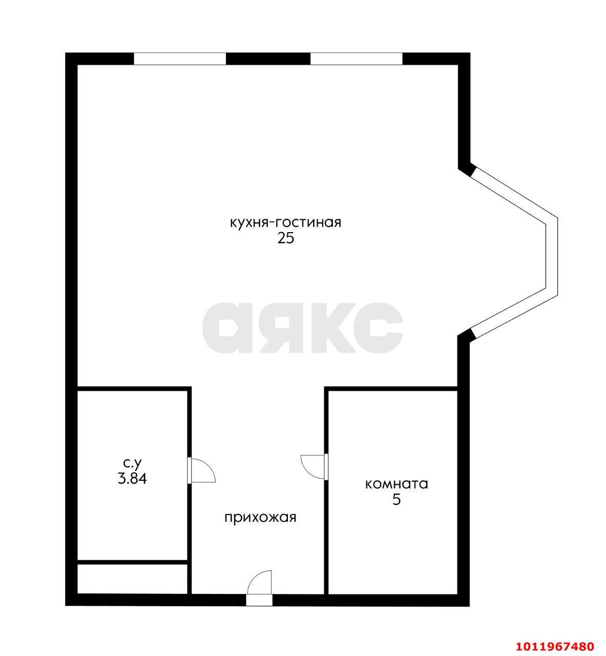 Фото №13: 1-комнатная квартира 41 м² - Краснодар, Центральный, ул. Красная, 176